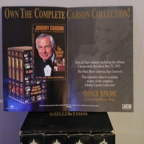 The Complete Johnny Carson VHS Set - Picture 1 of 4